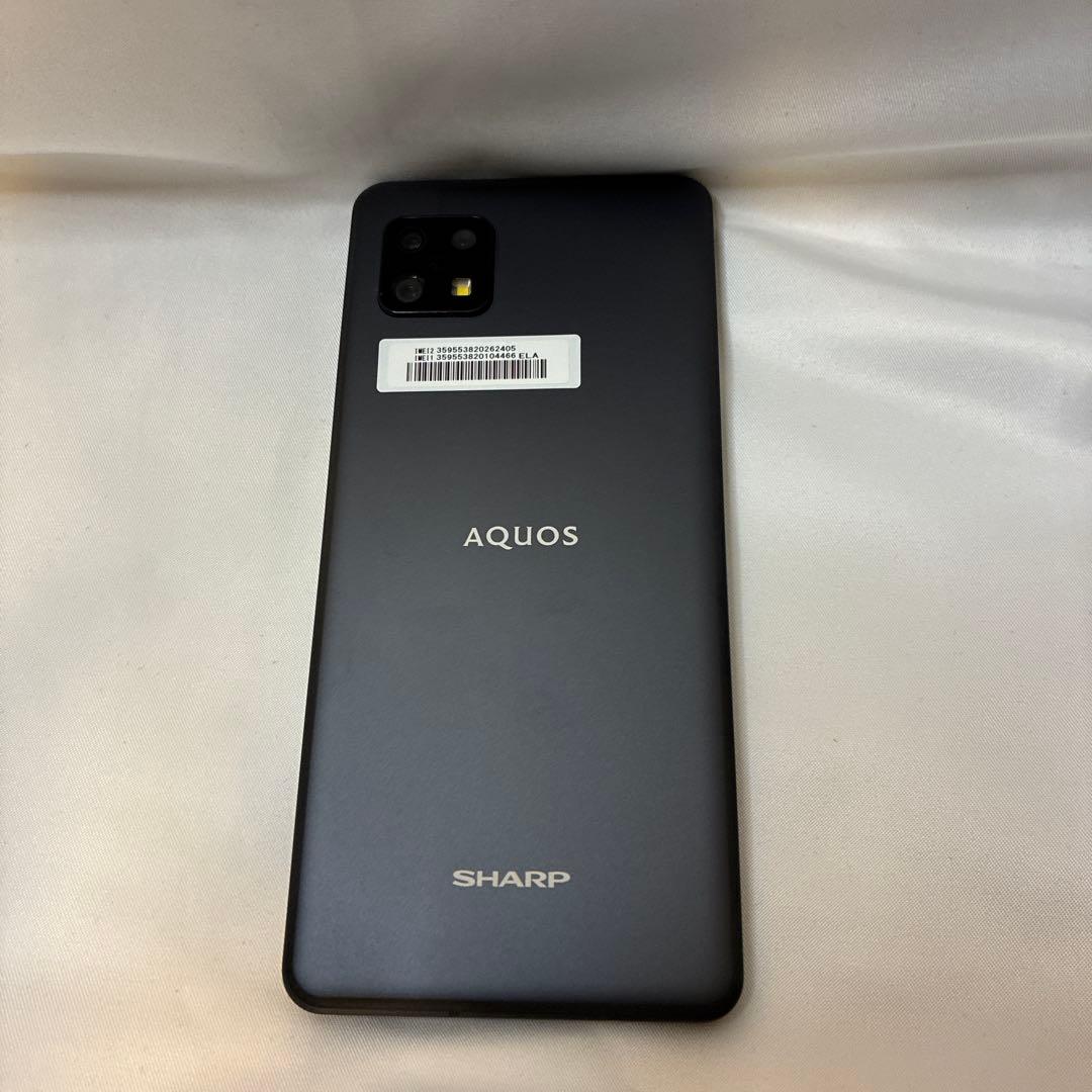 【SIMフリー】AQUOS sense6 128GB ブラック SH-M19