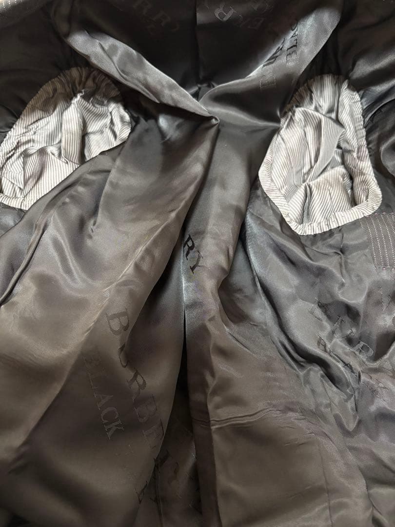 【未使用級】BURBERRY BLACKLABEL スリーピース 裏地 総柄