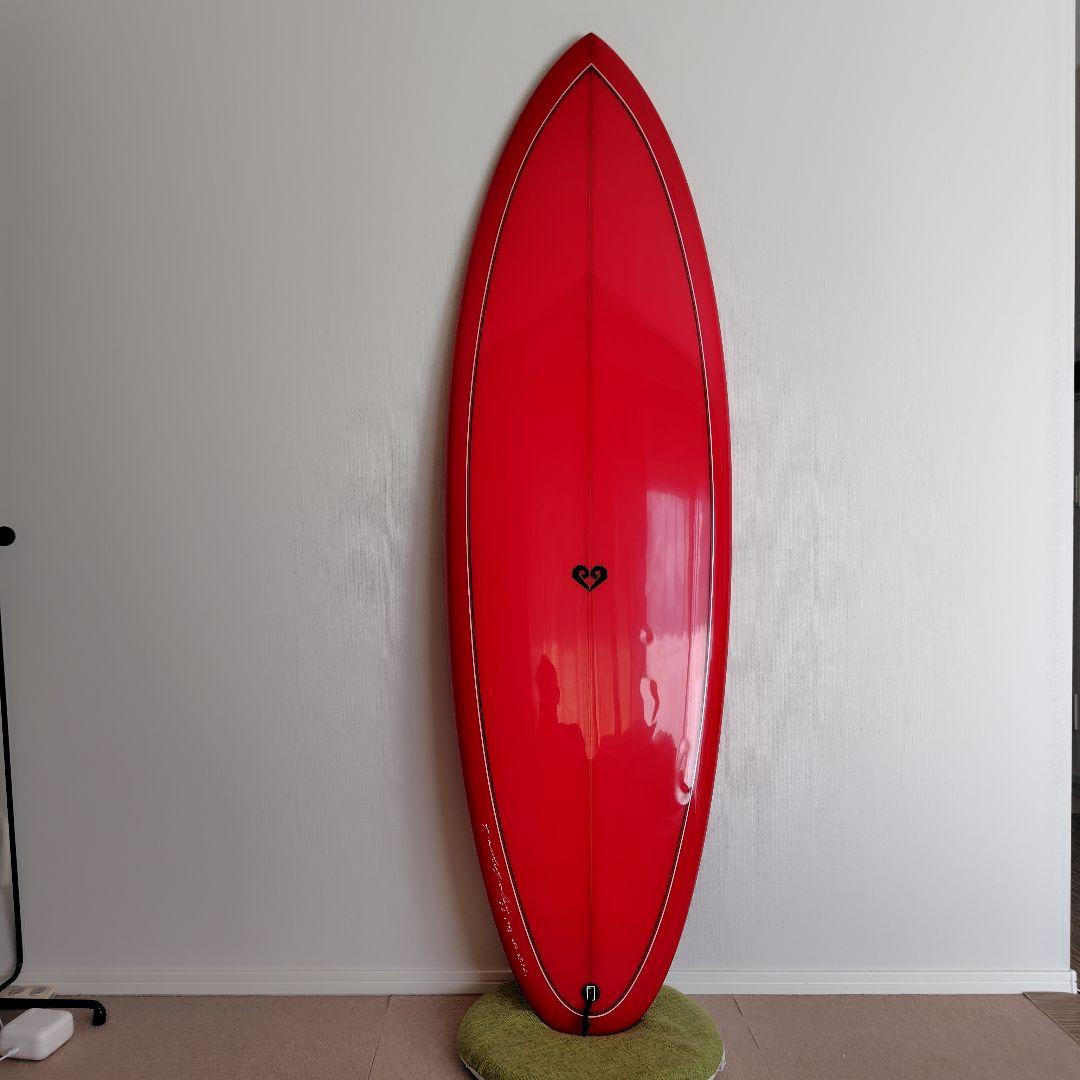 手渡し可。大幅値下げ❗️超レア超美品！タケダカスタムサーフボードLeaf 5'6