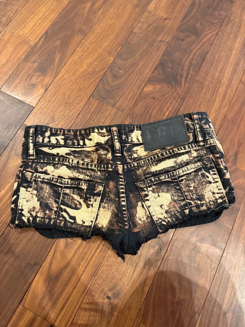 パンツ 00s L.G.B. mars hot denim mini pants y2k