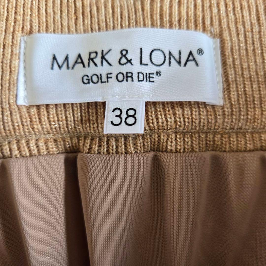 MARK&LONA M プリーツスカートマーク＆ロナスカート 2024ラメニット