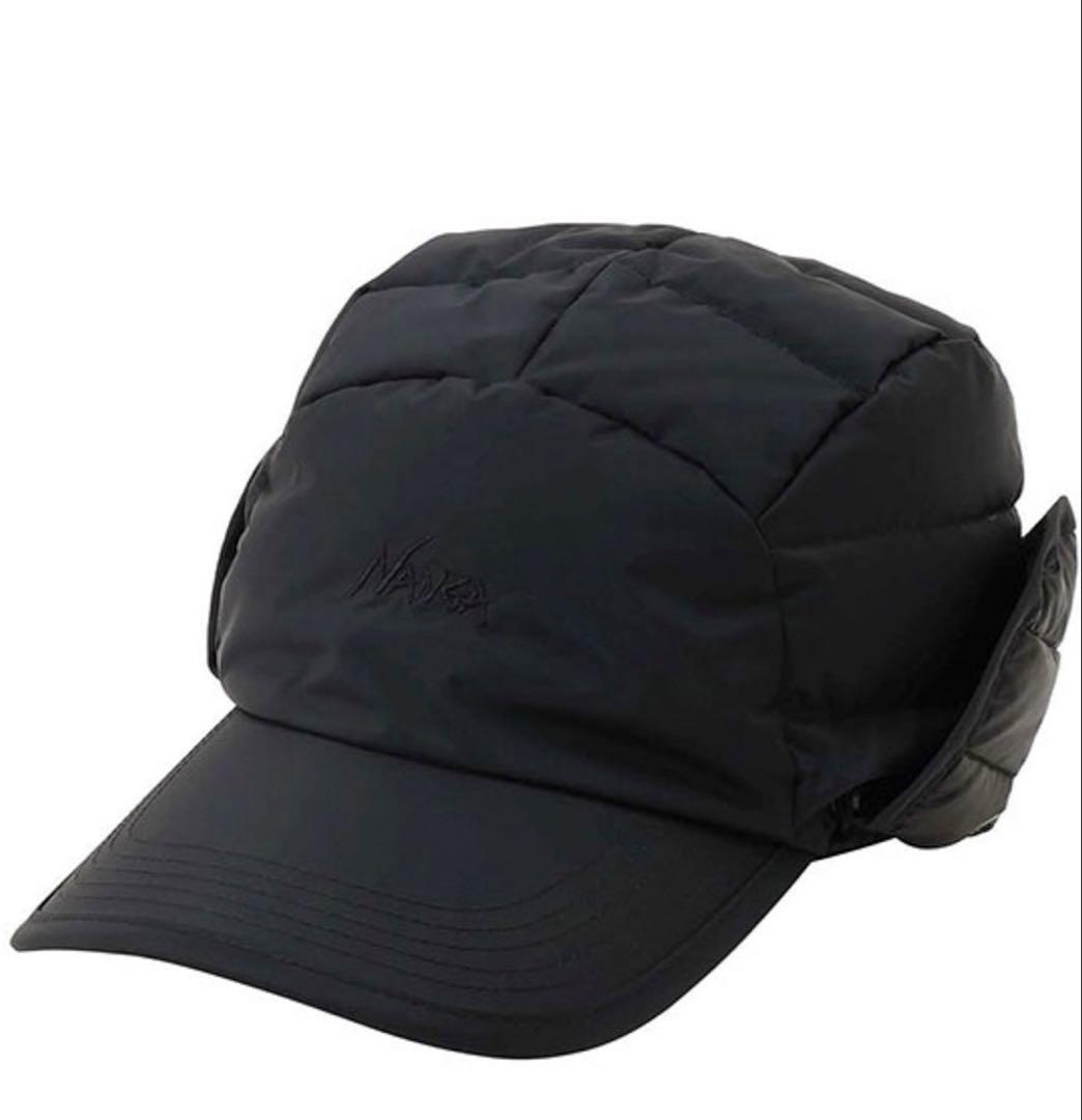 寒波セール⛄️ 最終価格❣️新品未使用✨ナンガダウンキャップ　2way黒ブラック