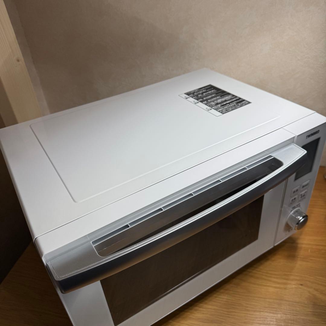 【極美品】TWINBIRD オーブンレンジ DR-E861 ホワイト　電子レンジ