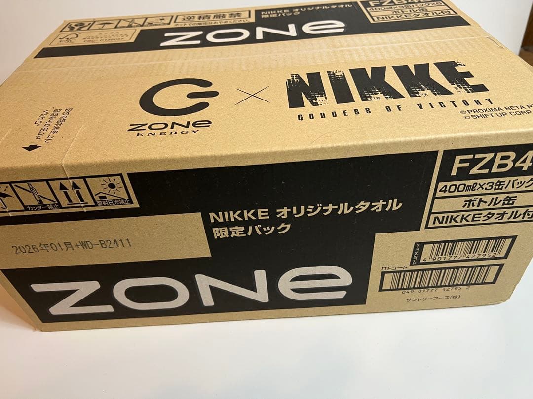 新品ZONE × 勝利の女神NIKKE オリジナルタオル限定パック　6種　未開封