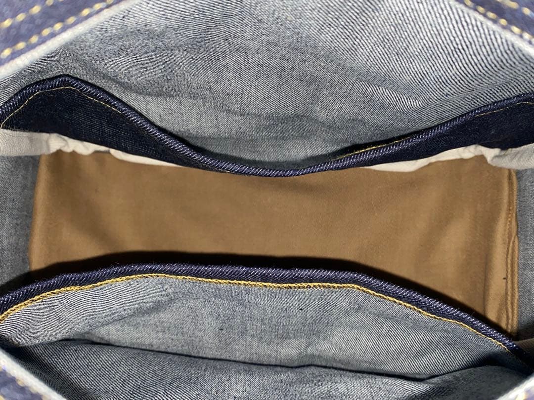 ☆ハンドメイド☆岡山デニム☆豚☆ブタさん☆リュック対応☆4wayボストンバッグ