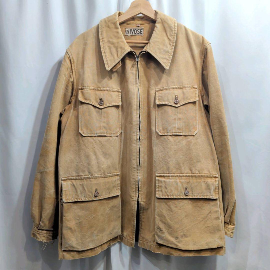 40s Vintage フレンチ ハンティングジャケット L相当