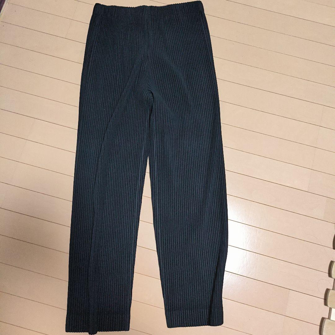 HOMME PLISSÉ ISSEY MIYAKE プリーツパンツ 黒Size3