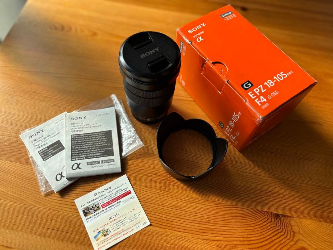 SONY E PZ 18-105mm F4 G OSS（SELP18105G）