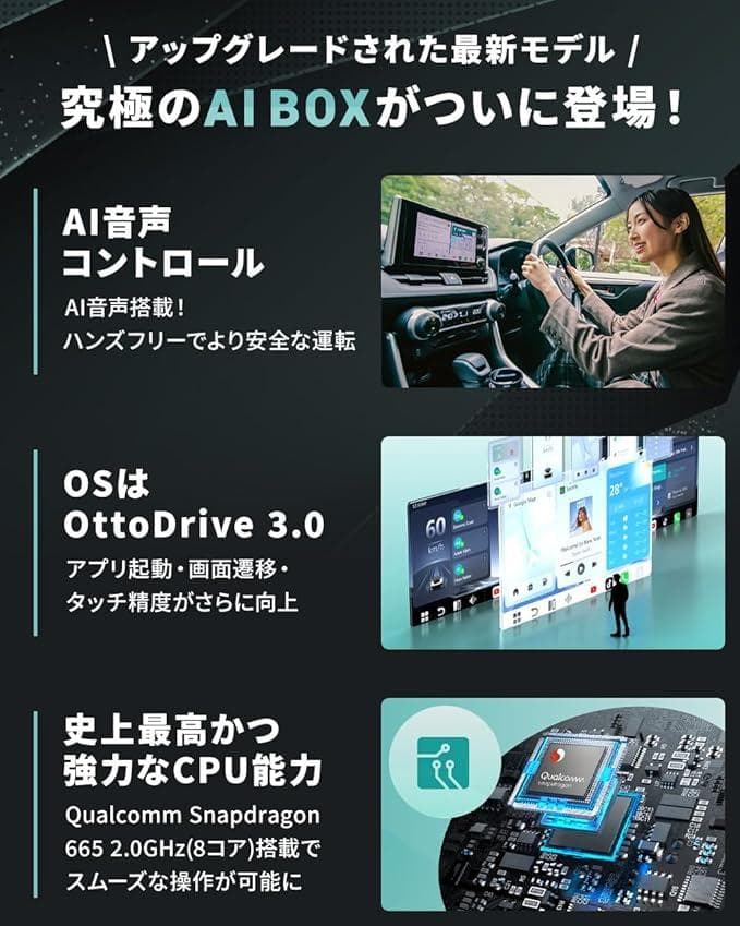 【新品】オットキャスト Ottocast OttoAibox P3 Pro