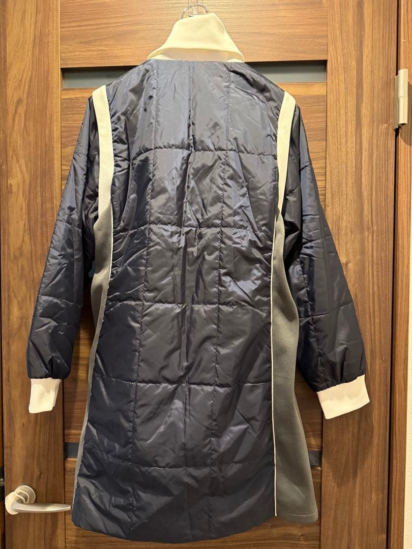 【美品】アルチビオ 中綿 ワンピース 長袖 2way ネイビー 40