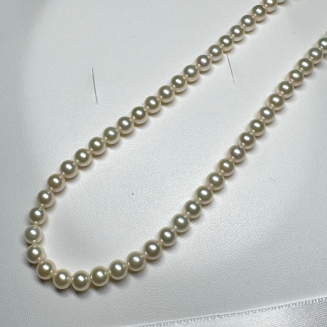 高品質 キズ少✨ あこや真珠 ベビーパール ネックレス 4.5-5.0mm SV