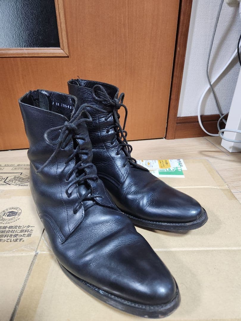 LAD MUSICIAN バックジップレザーブーツ