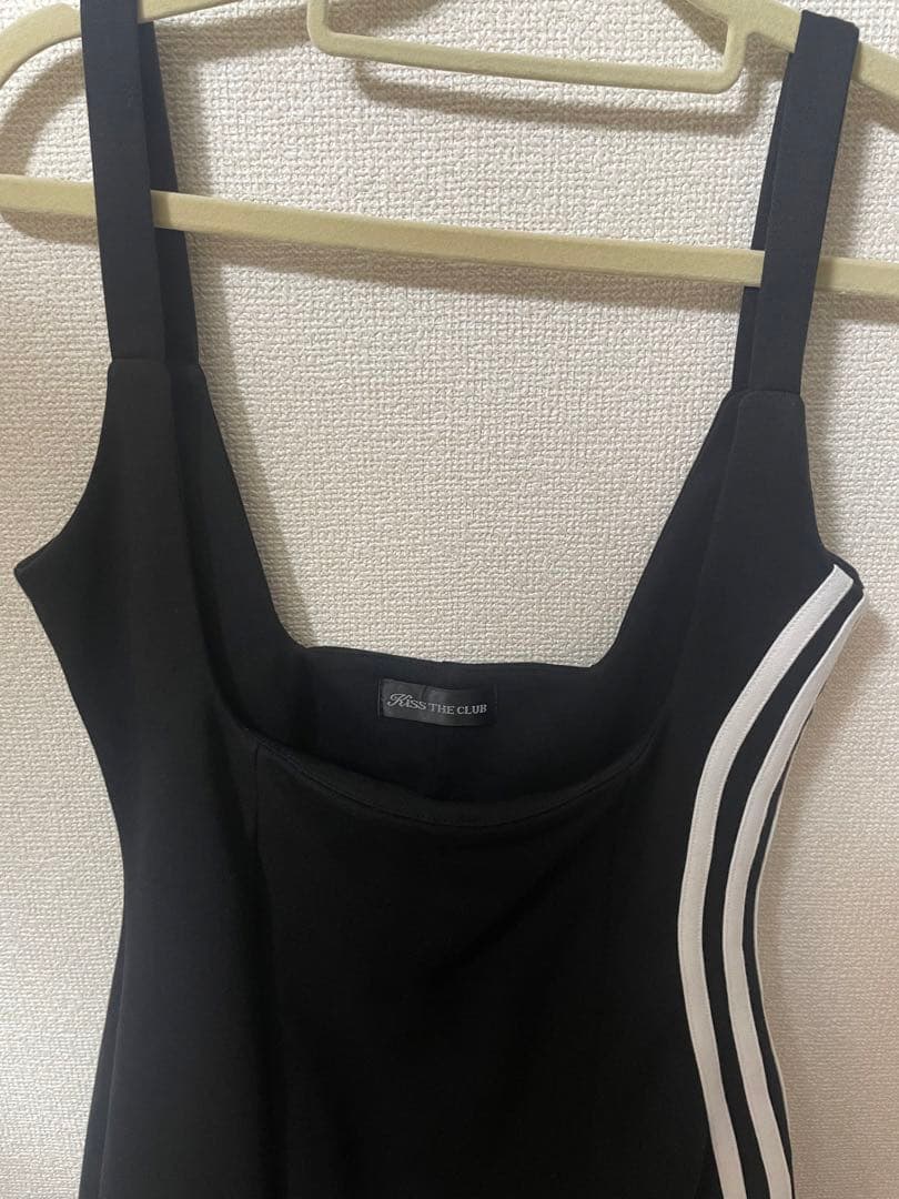 ワンピース kiss the club line layered mini onepiece