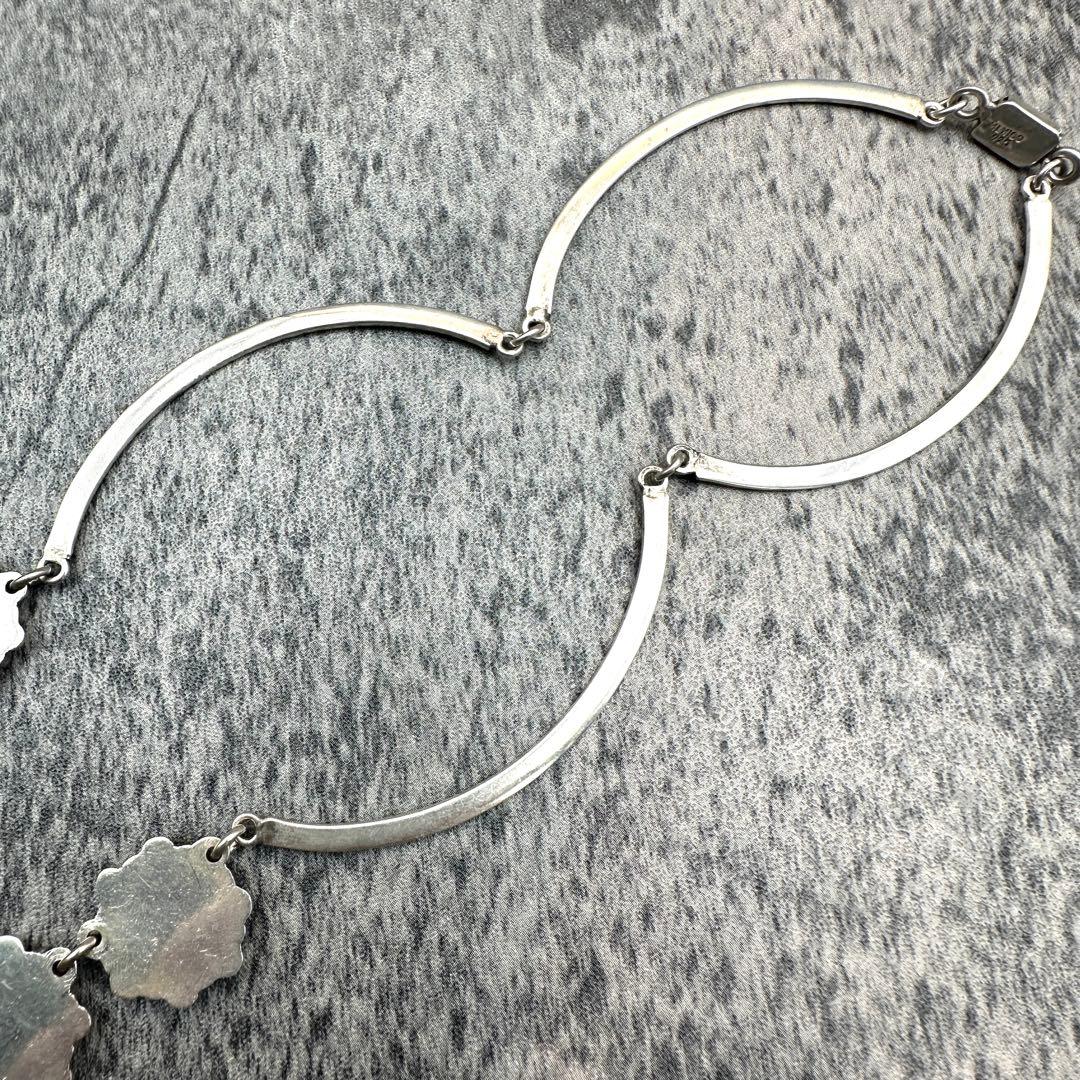 アクセサリー mexico925 vintage flower necklace choker