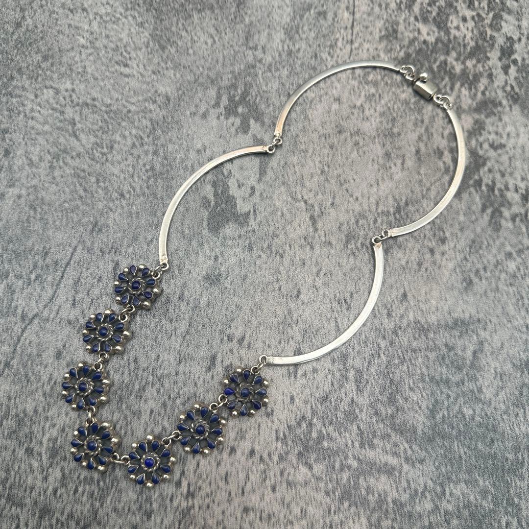 アクセサリー mexico925 vintage flower necklace choker