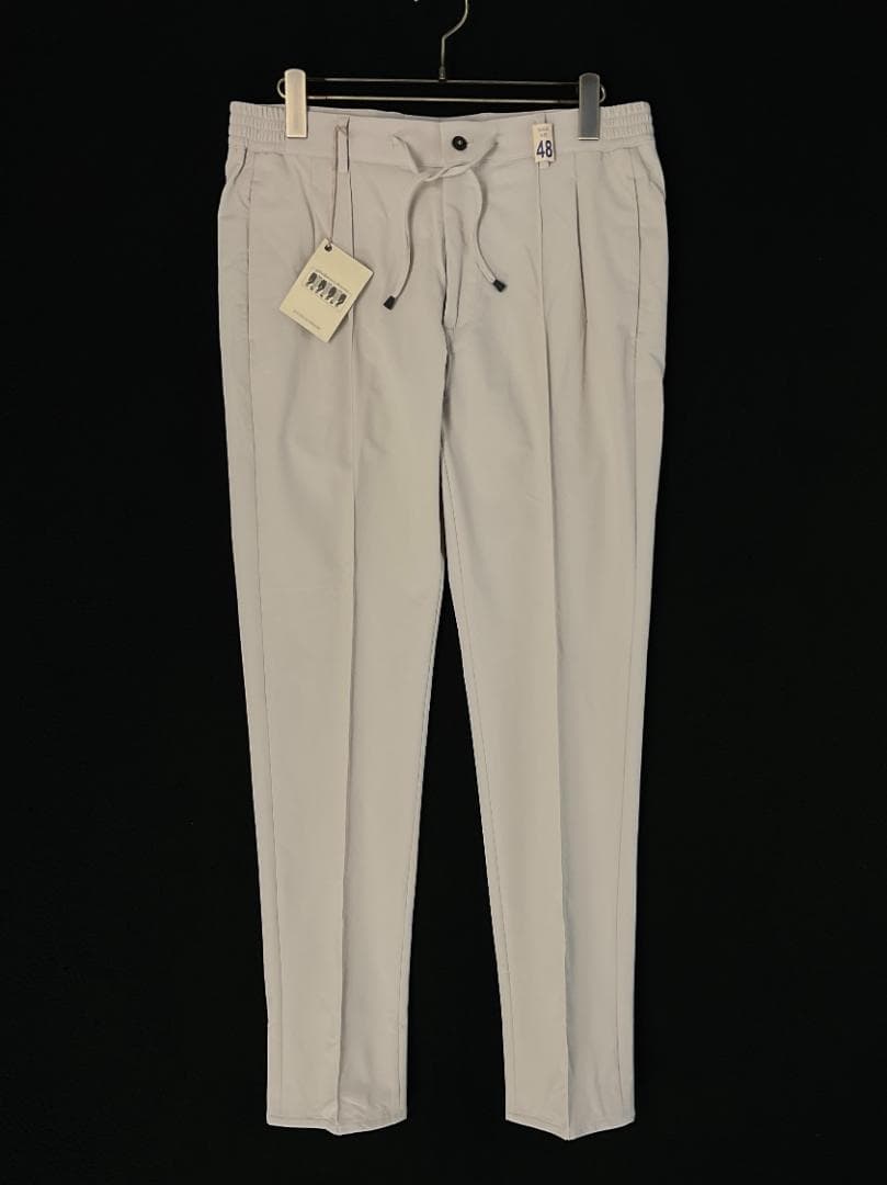 新品 giab's ARCHIVIO 永久クリースストレッチスラックス 48