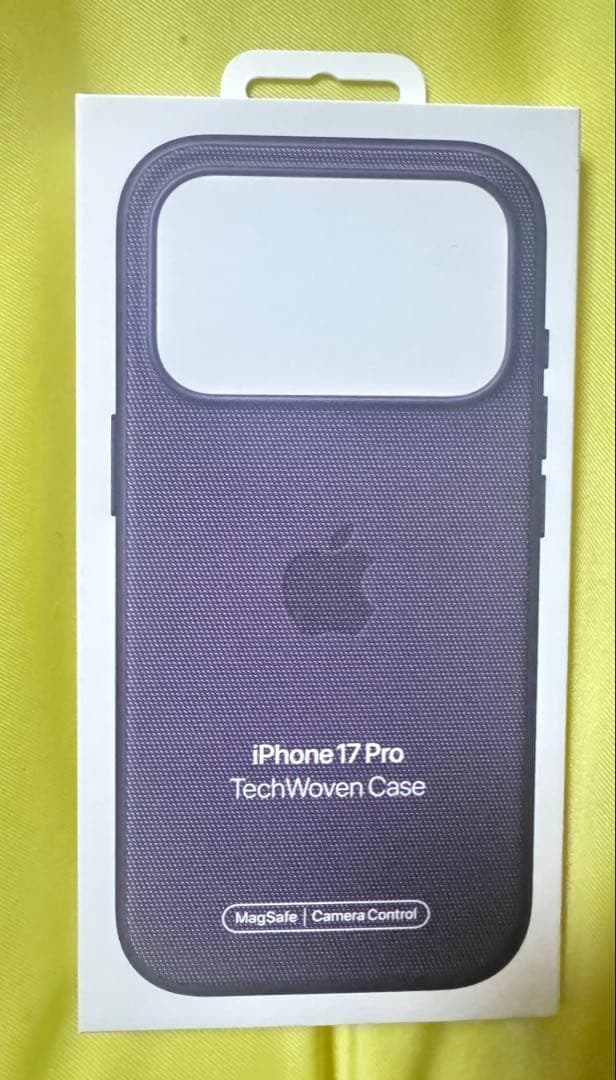 MagSafe対応　iPhone 17 Proテックウーブンケース　パープル
