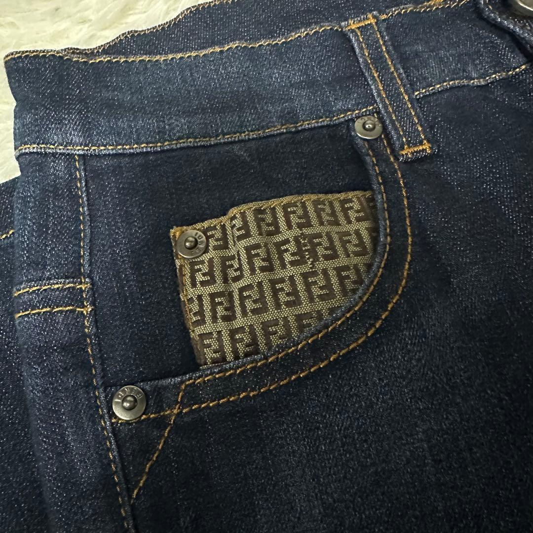 新品未使用 FENDI フェンディ ズッカ キッズ デニムパンツ 10A 150