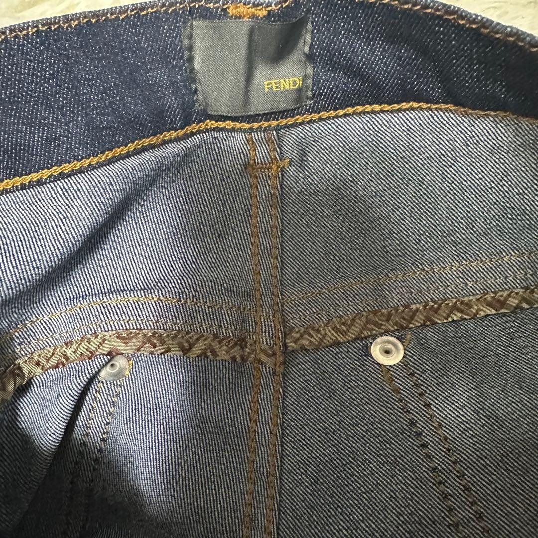 新品未使用 FENDI フェンディ ズッカ キッズ デニムパンツ 10A 150