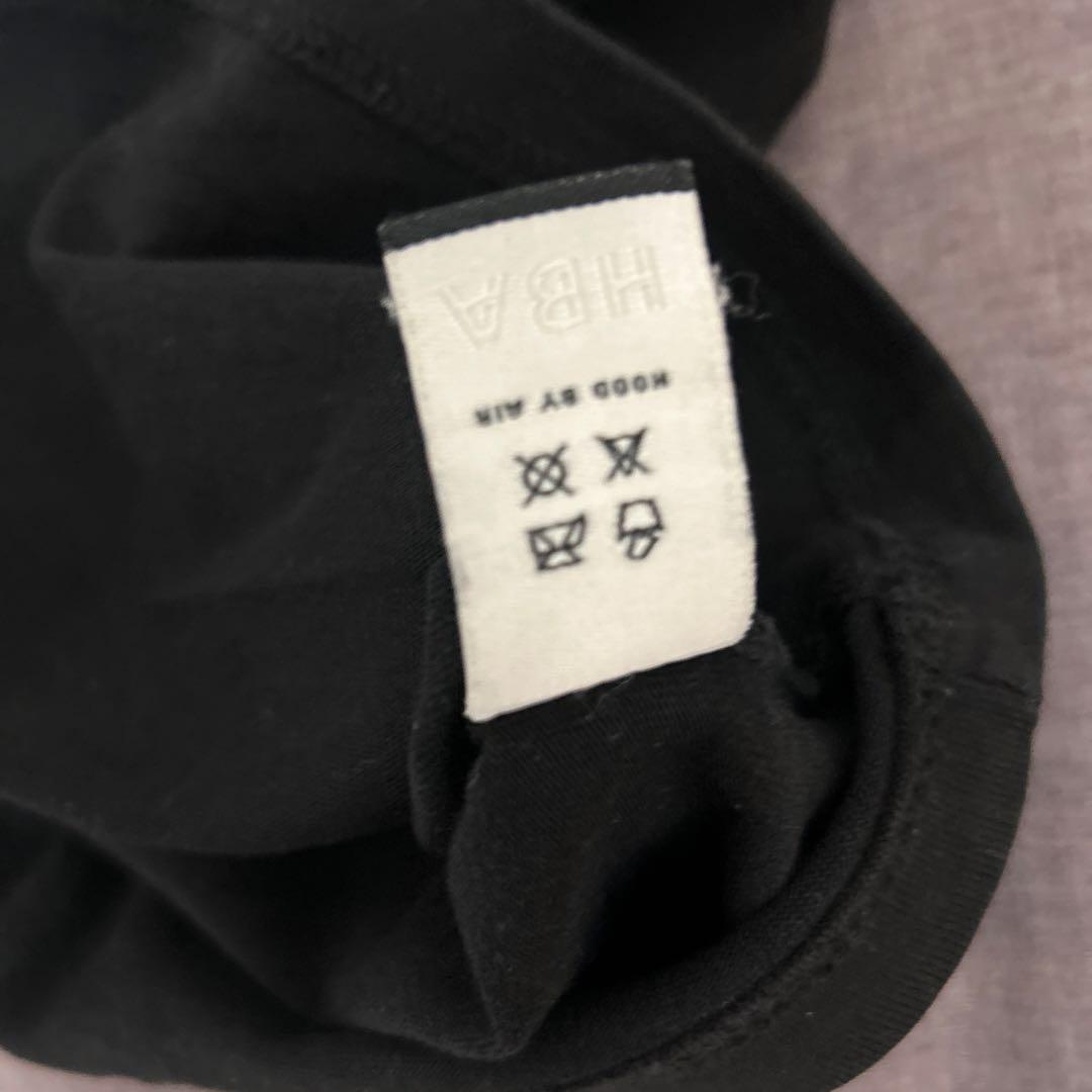 レア　HOOD BY AIR ロンT HBA 黒　カットソー 本物