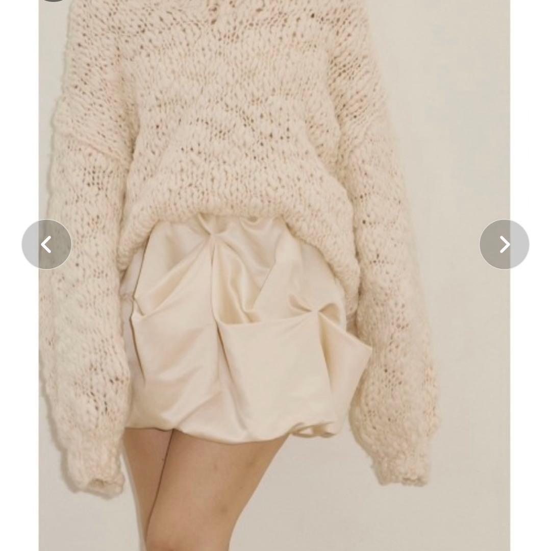 【完売品/即購入大歓迎】NOTRE emor drape mini skirt