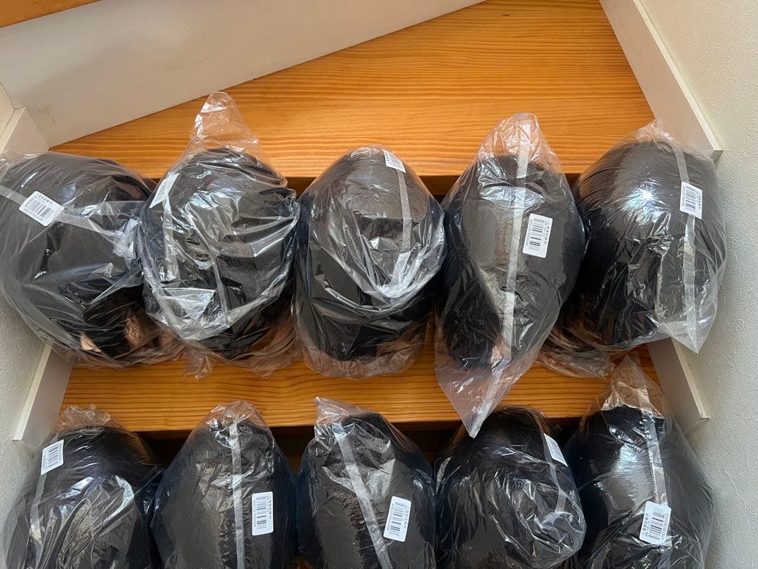 未使用　美容師国家試験　実技試験用　カットウィッグ　15体　本番用　三矢