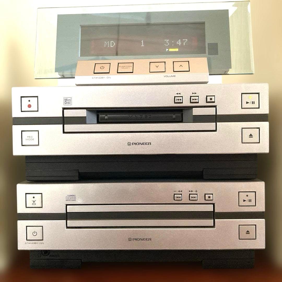 【希少の逸品】Pioneer MD CDミニコンポ　MJーL7/XCーL7
