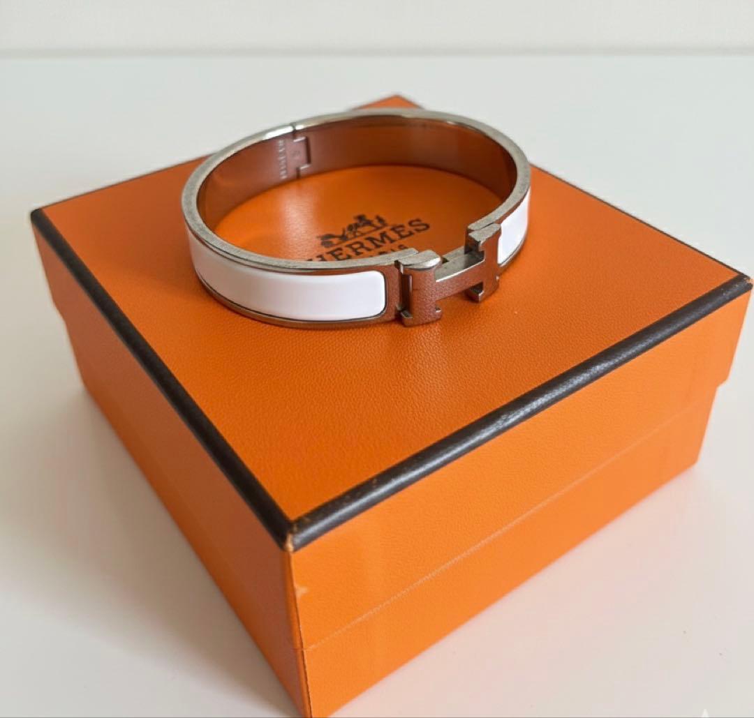 HERMES エルメスバングル ホワイト