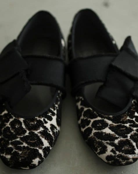 LOTTADESIGN × HIRO NERU.H レオパードリボンシューズ