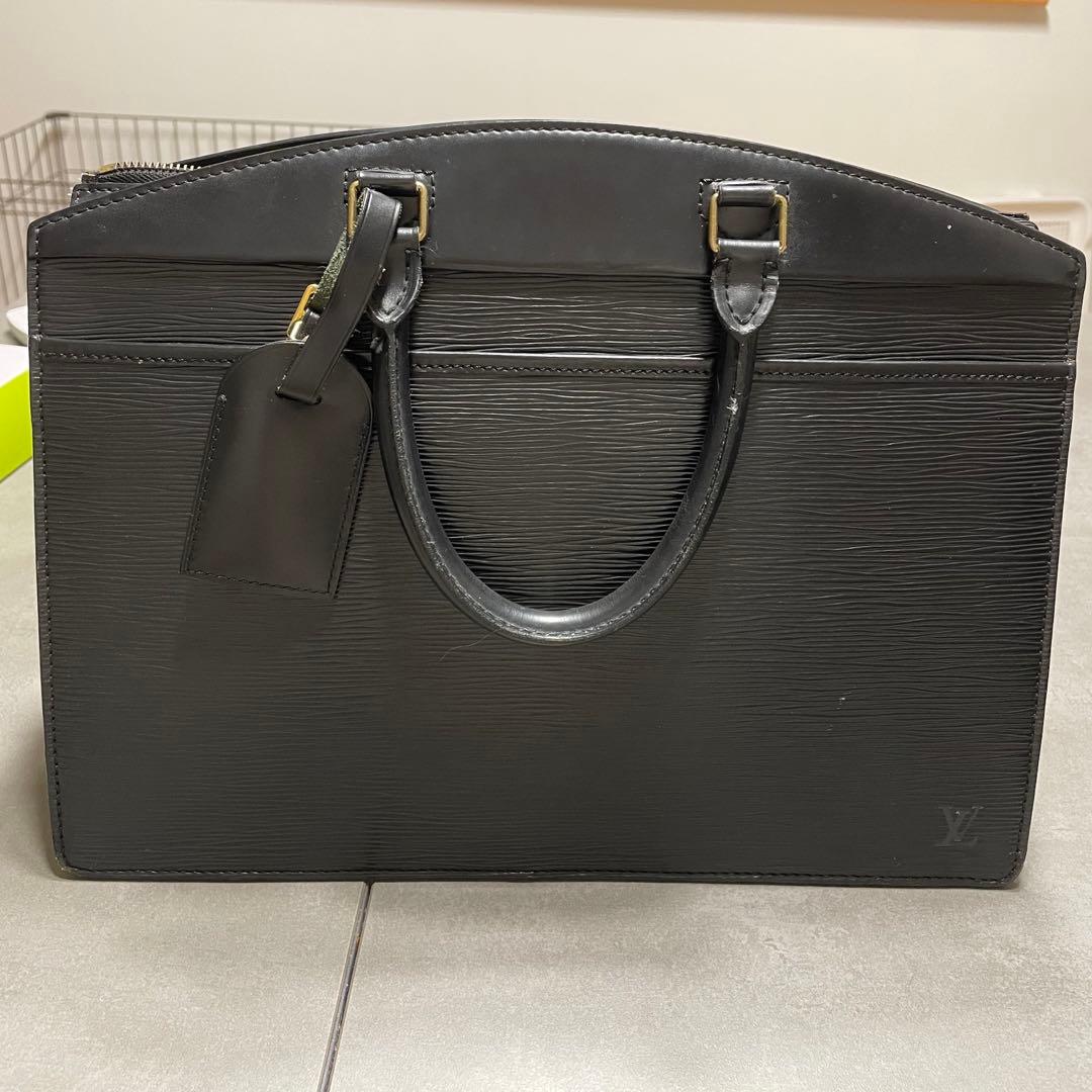Louis Vuitton エピレザー ビジネスバッグ ブラック