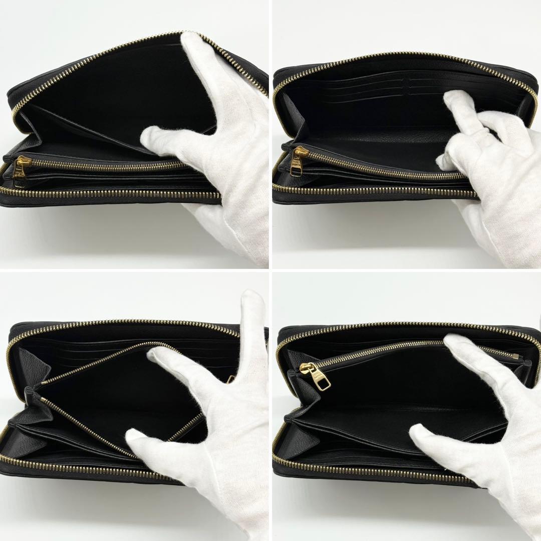 ✨超極美品IC内蔵✨ルイヴィトン アンプラント 現行品 ジッピーウォレット 黒