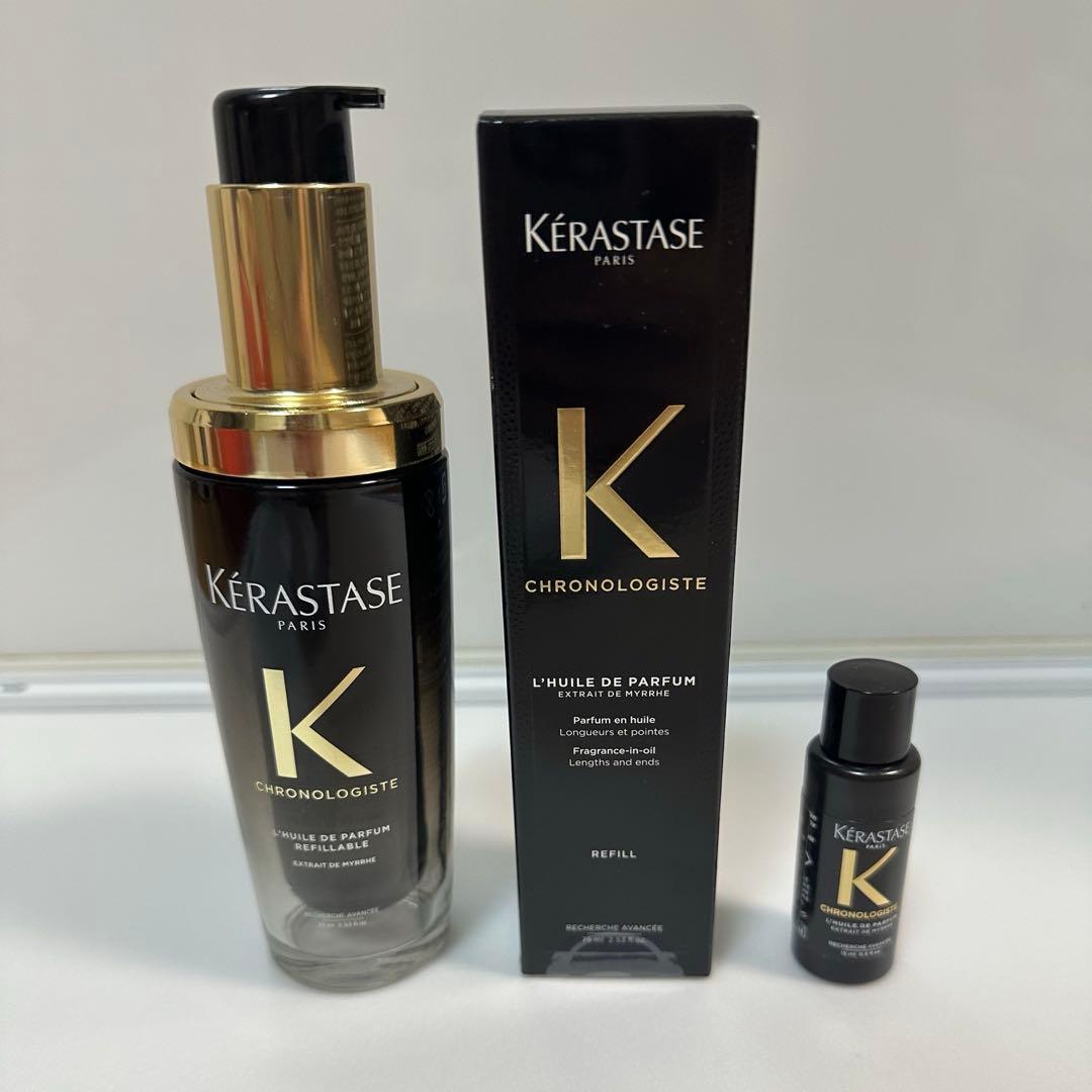 ケラスターゼ ヘアオイル ユイル クロノロジスト N 75m + レフィル