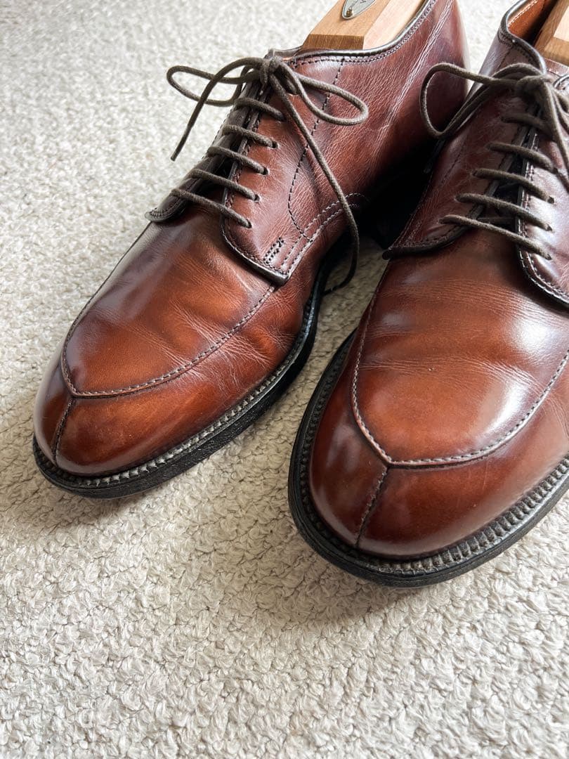 靴 ANATOMICA by Alden V-TIP CALF BROWN 6h