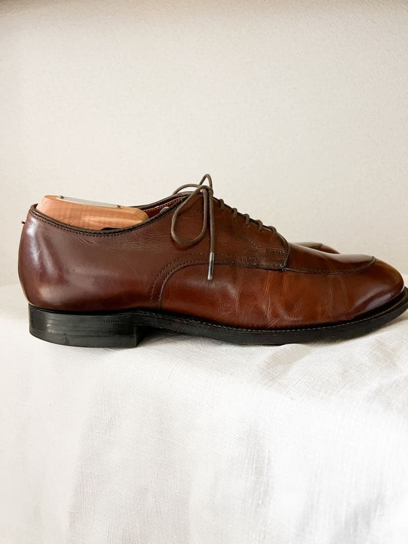靴 ANATOMICA by Alden V-TIP CALF BROWN 6h