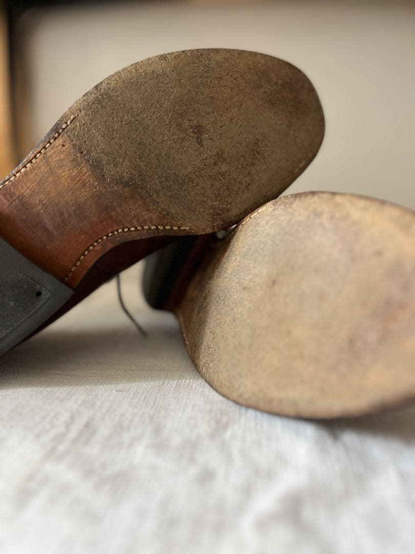 靴 ANATOMICA by Alden V-TIP CALF BROWN 6h