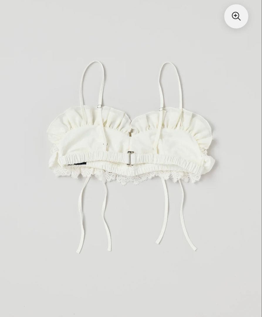 トップス RONEPARK Frill pocket bustier (white)