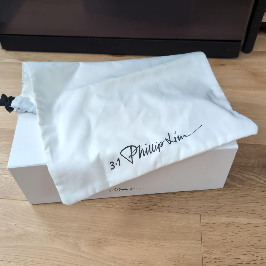 3.1フィリップリム　ALEXA ローファーミュール　ブラックレザー