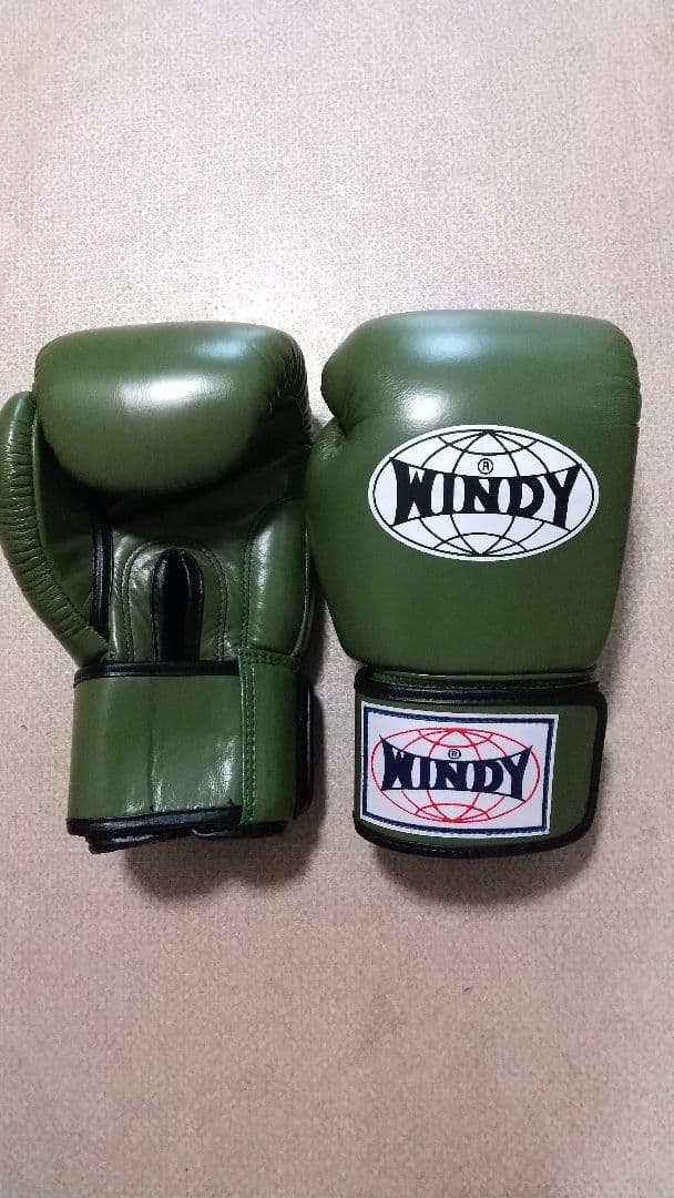 WINDY ボクシンググローブ 12oz オリーブグリーン