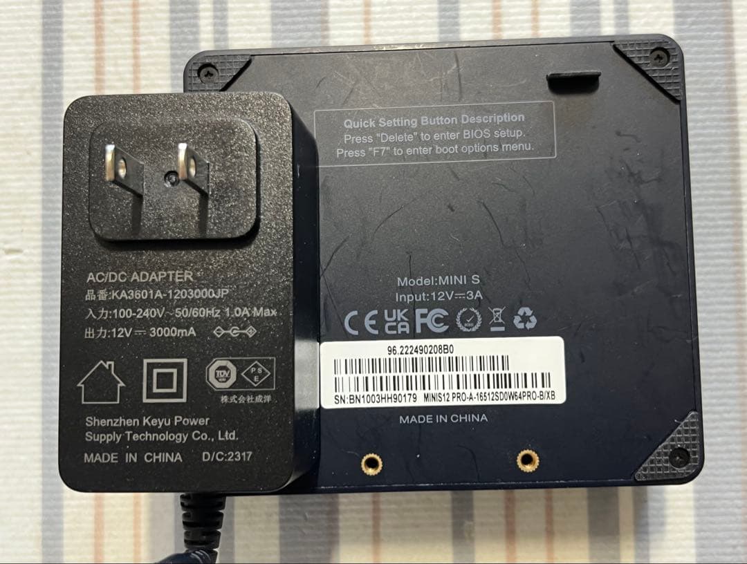 ミニPC Beelink MINI S12 Pro N100 /16GB /512GB