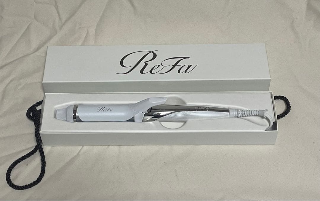 【美品】ReFa リファ カールヘアアイロン ホワイト32mm RE-AF00A