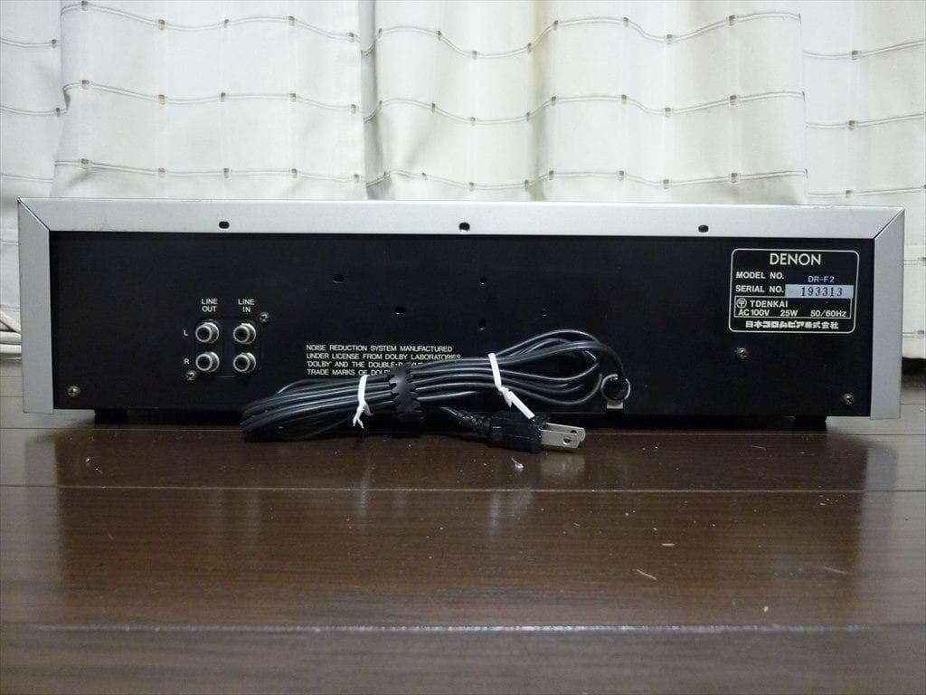 DENON デンオン カセットデッキ TR-F2 修理済 全機能動作確認