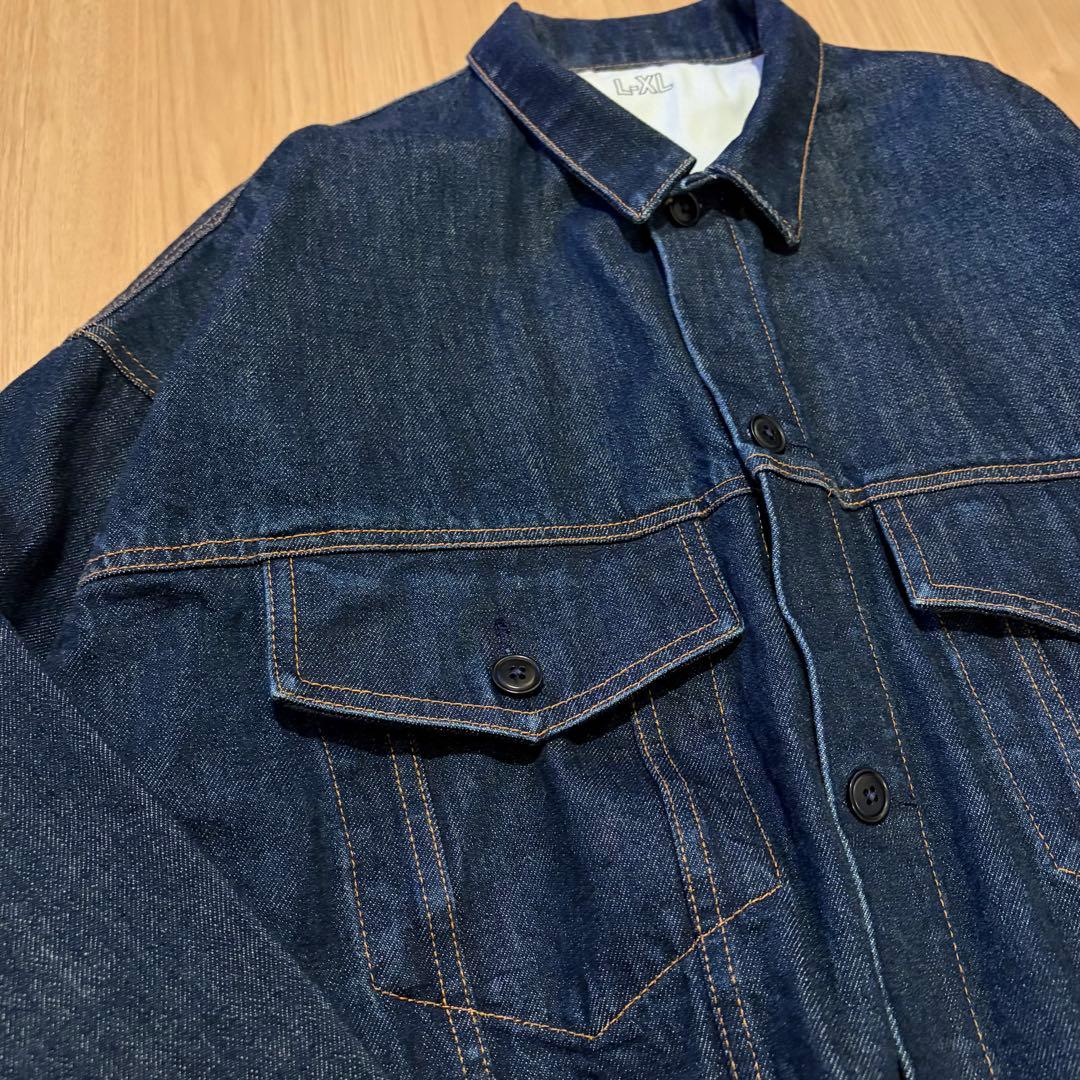 【美品】MUJI LABO / デニムジャケット L-XL