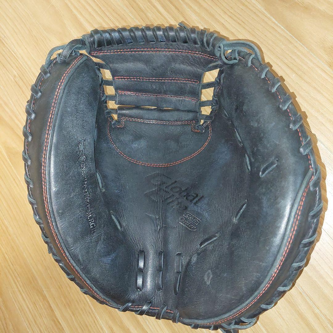 ミズノ　軟式学童用キャッチーミット ダイバシティブルーオーダー品