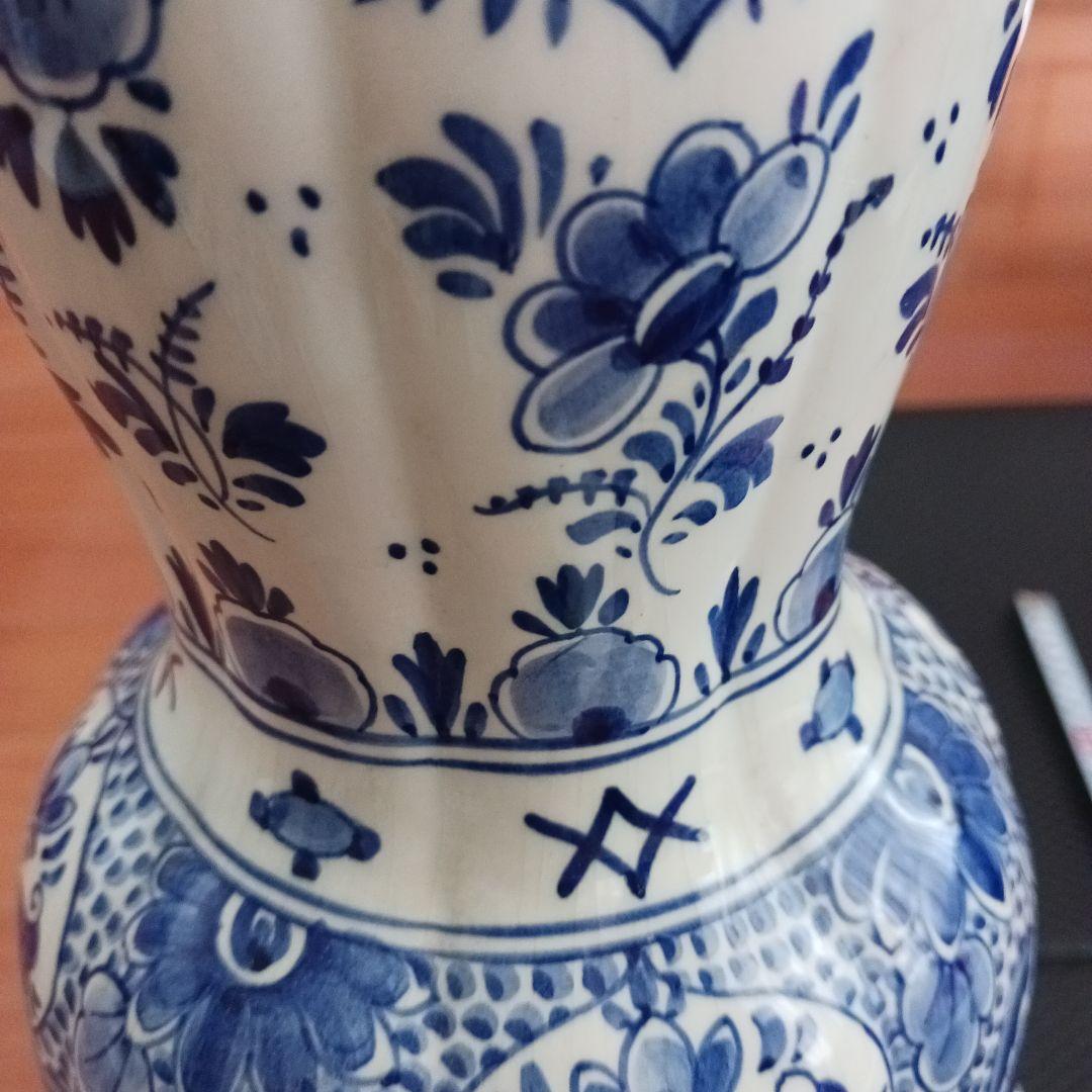 デルフト焼き　RAM 印　花瓶　オランダ製
