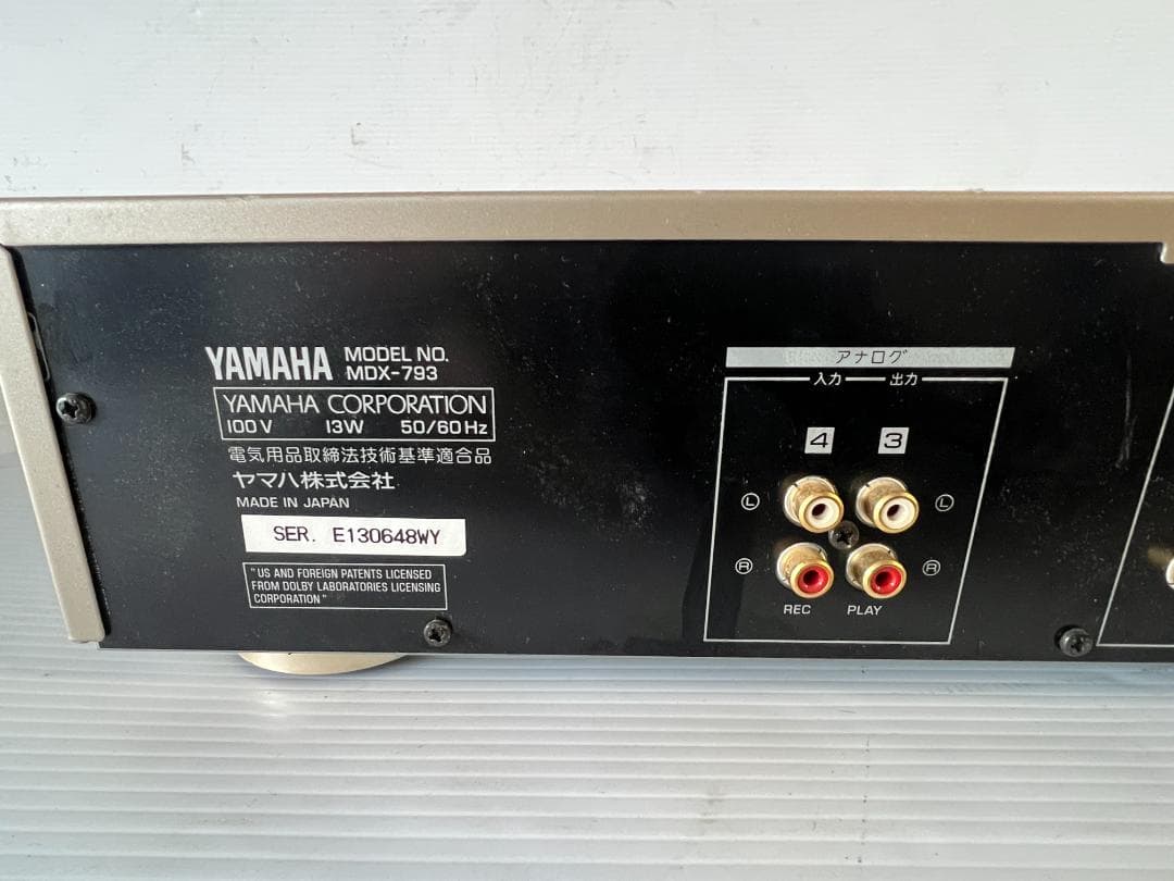 YAMAHA MDX-793 MDデッキ 　動作品　ヤマハ