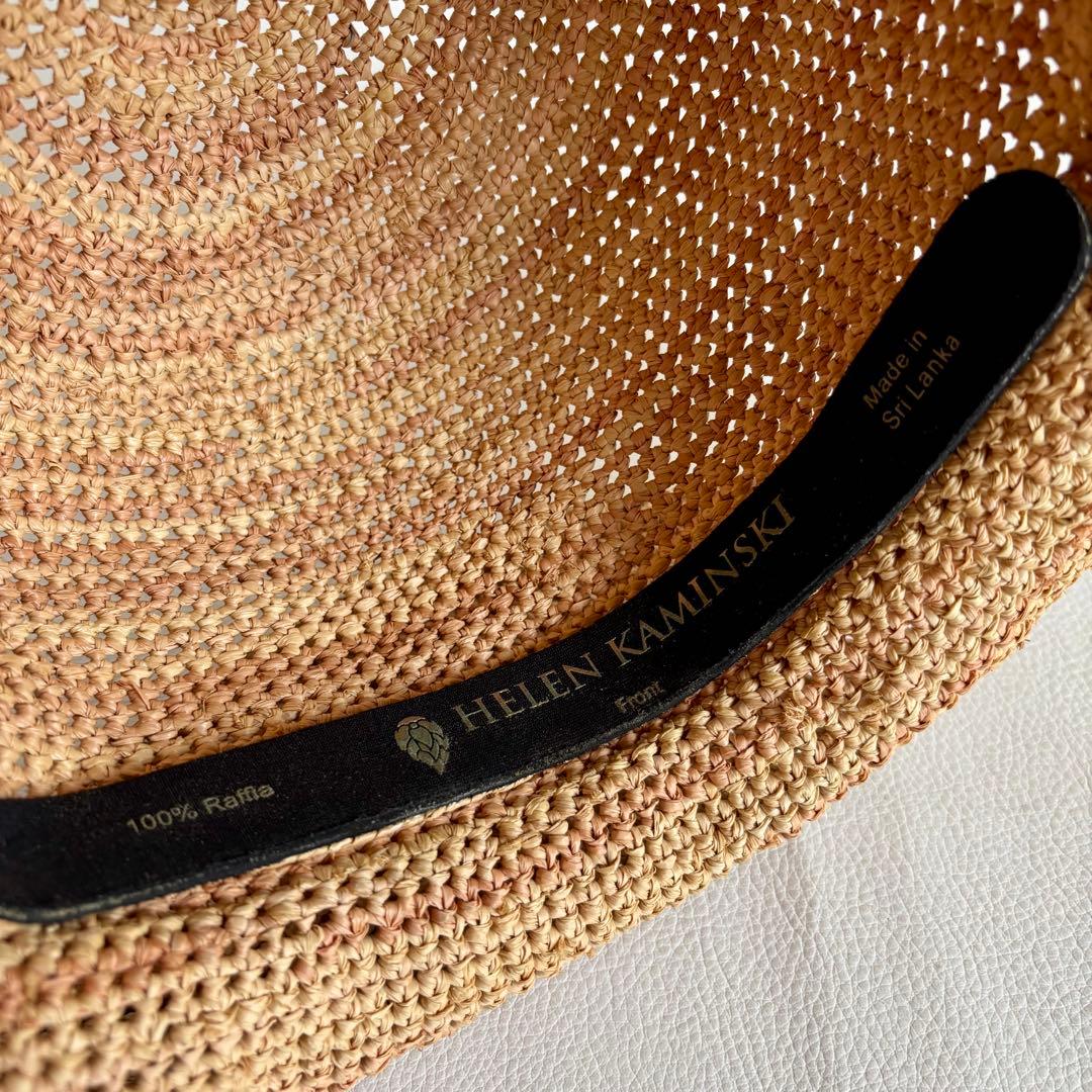 【美品】【ヘレンカミンスキー】ラフィアハット プロバンス12 麦わら帽子