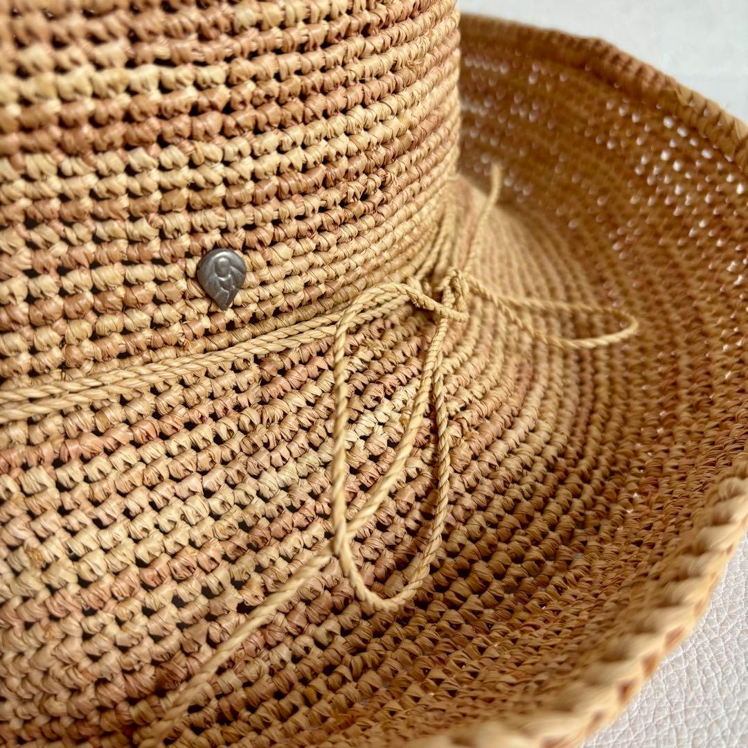 【美品】【ヘレンカミンスキー】ラフィアハット プロバンス12 麦わら帽子