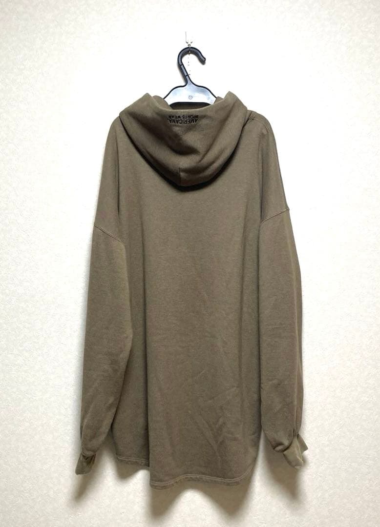 アパルトモン別注　アメリカーナ　サイドジップパーカー