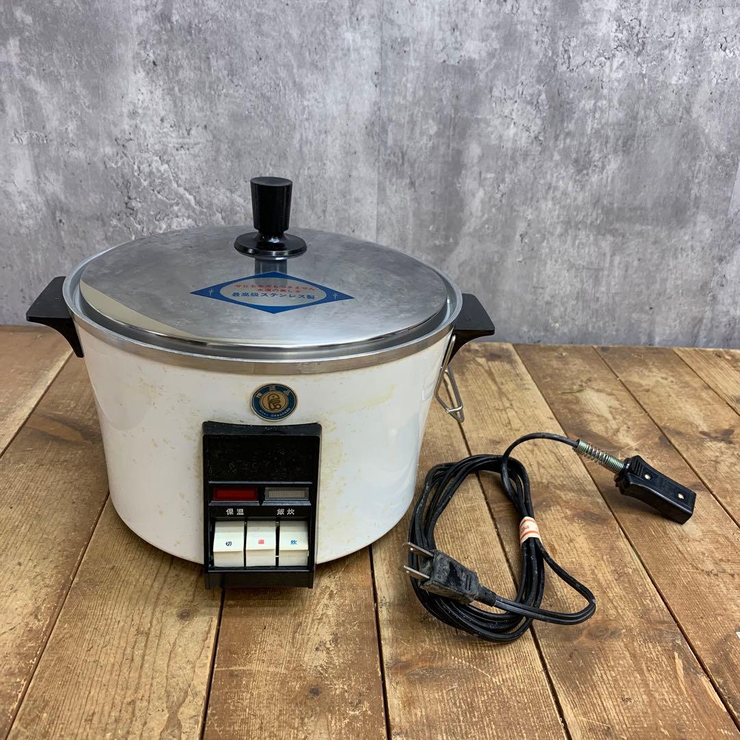 B-壁 【希少・昭和レトロ】ナショナル（松下電器）炊飯器 5合炊き