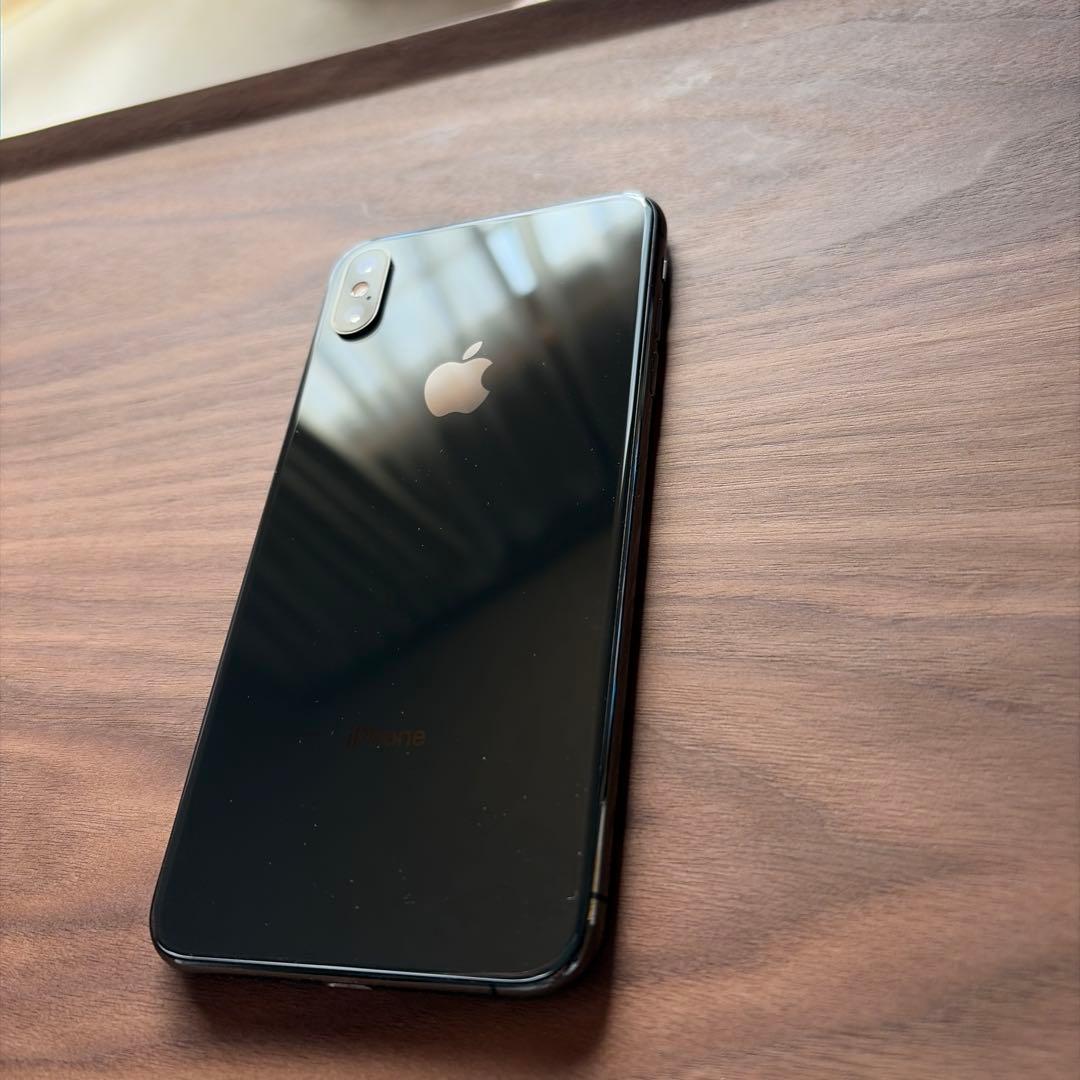 Apple iPhone XS MAX 256GB 付属品有 スペースグレイ黒